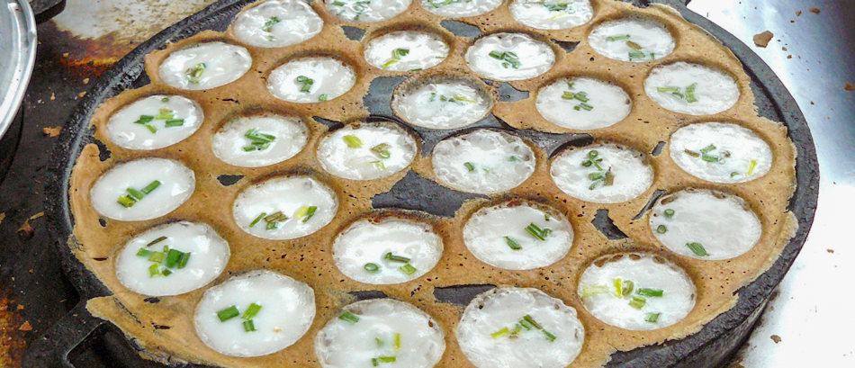 Kanom Krok (Coconut Pancakes)