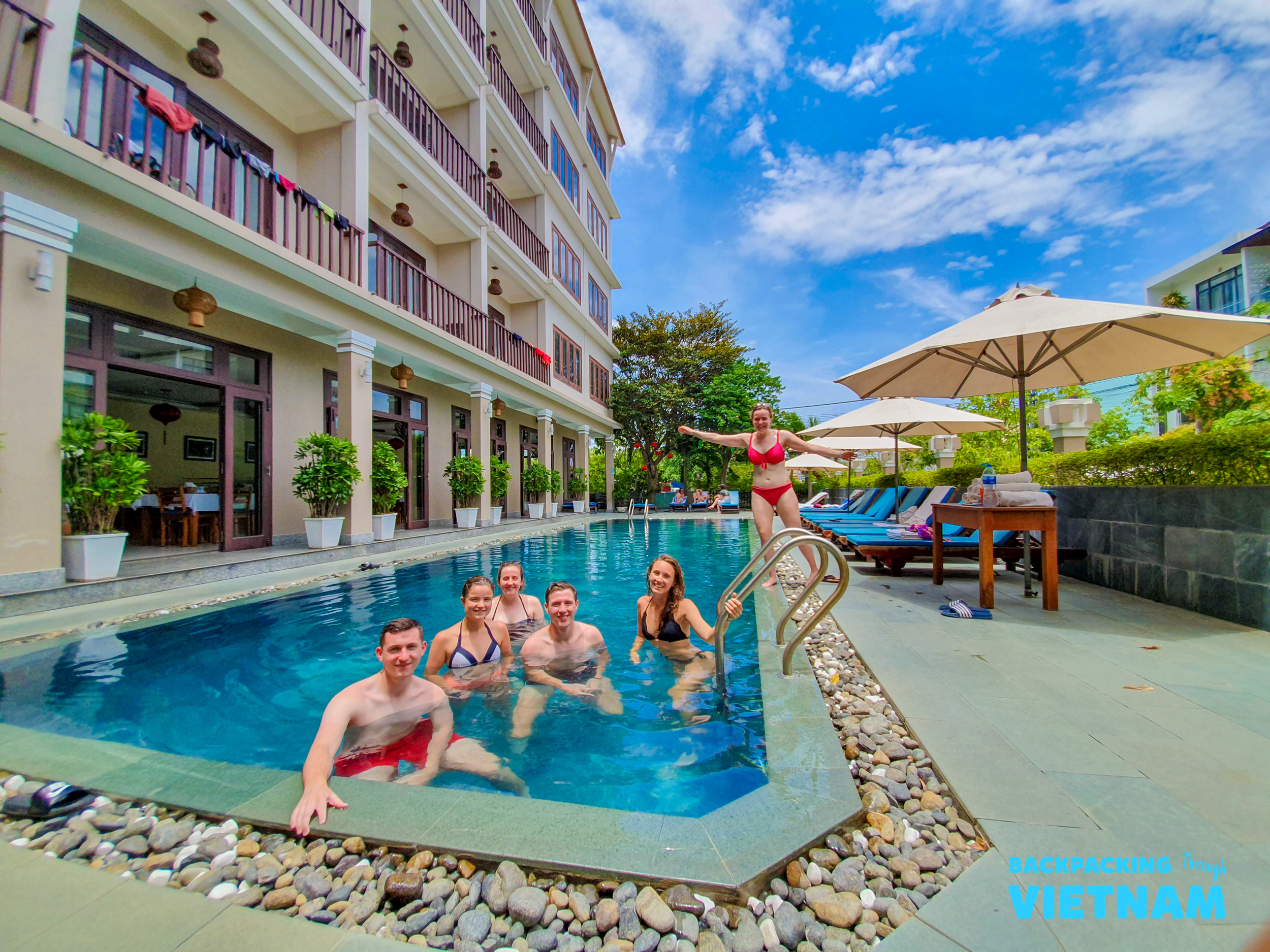 The infinity pool at Nha Trang hotel