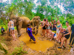 Backpacking Tours Thailand group