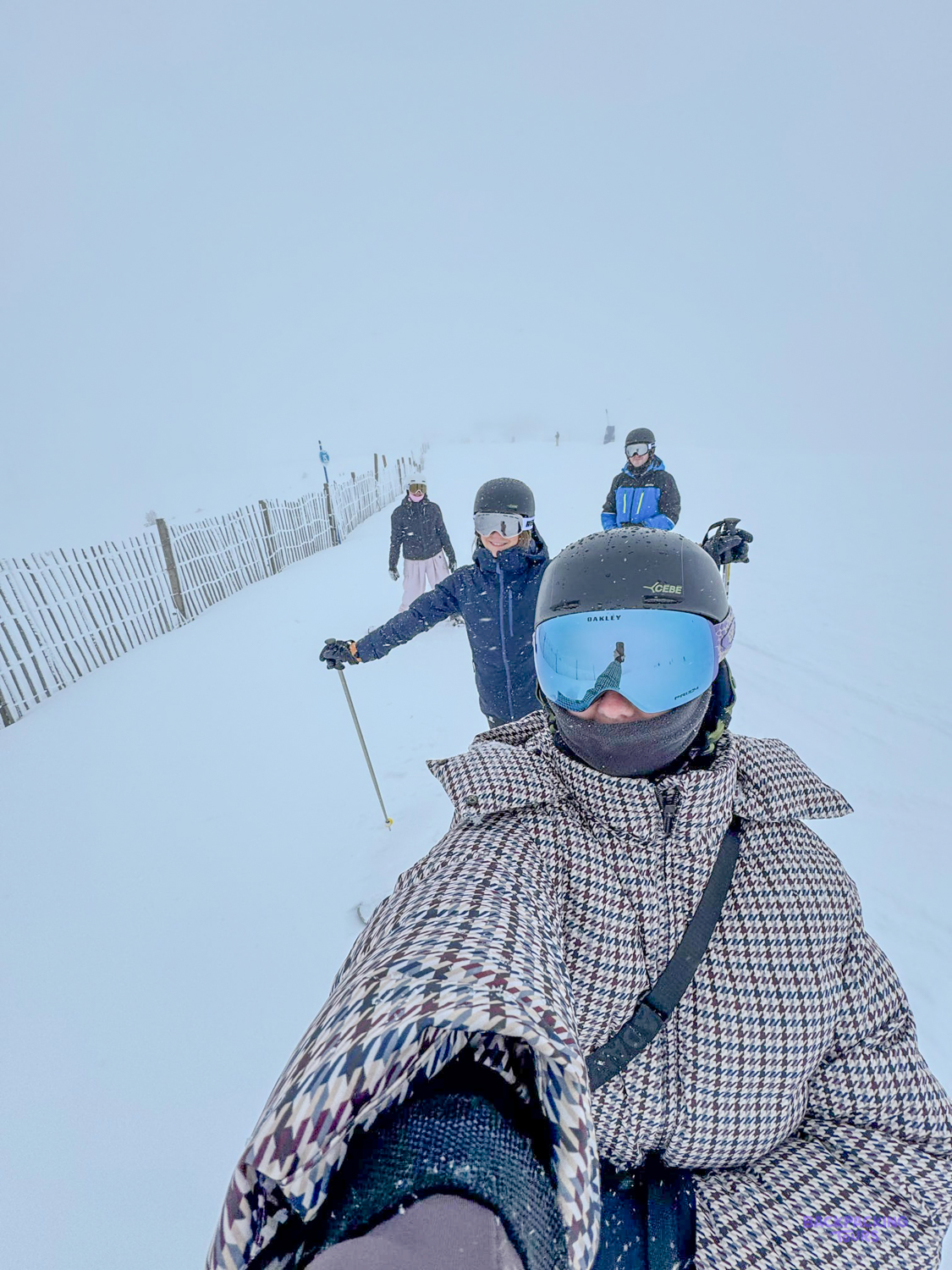 Fancy dress fun on the slopes during the last ski day, Day 6