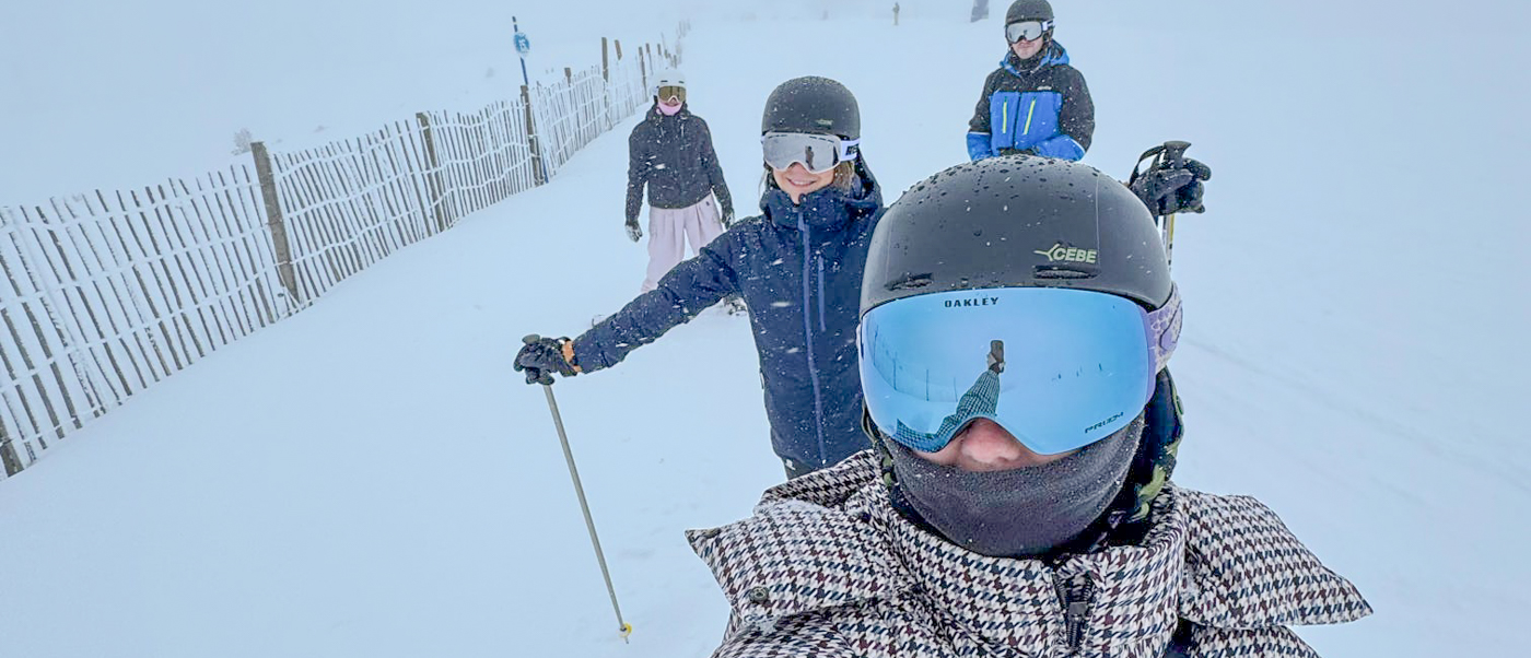 Group enjoying the fancy dress ski day in Bansko on day six