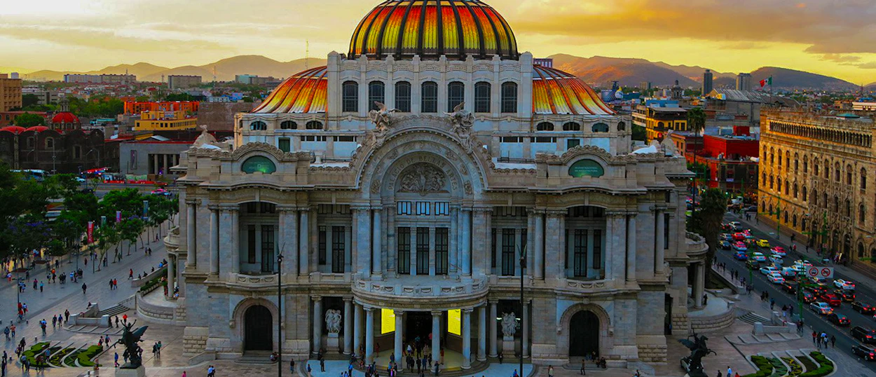 Palacio de Bellas Artes in the historic centre of Mexico City
