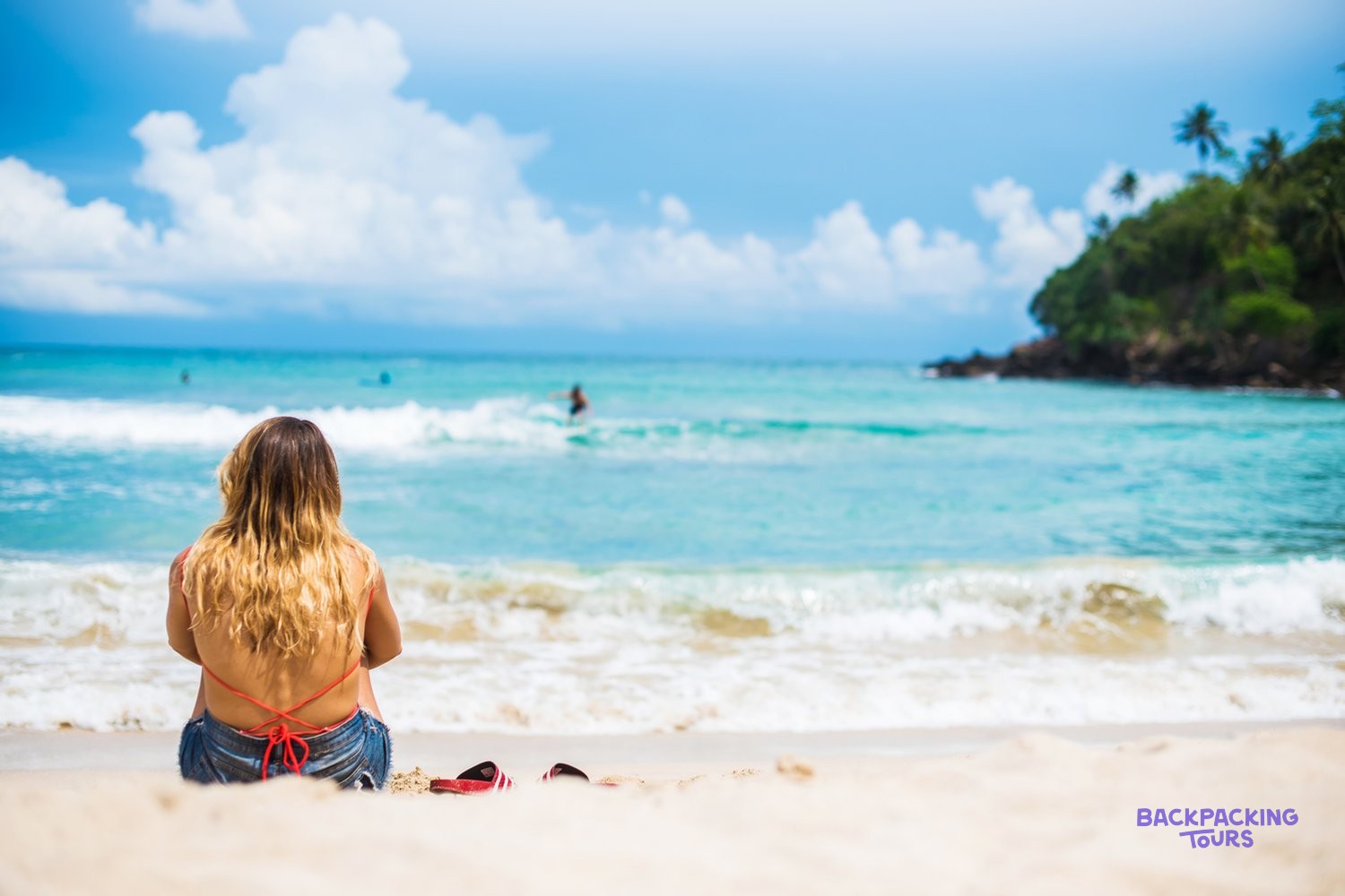 Mirissa beach on Sri Lanka's south coast