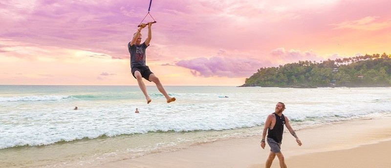 Last morning on the beach in Mirissa