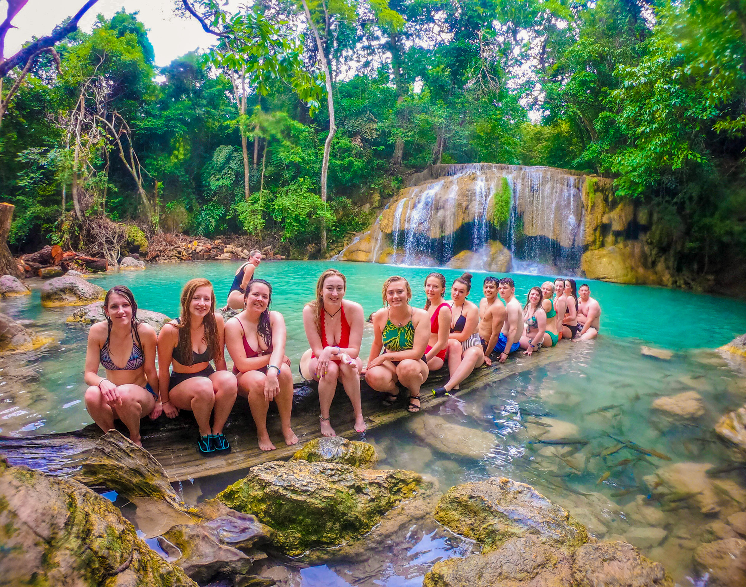Backpacking Tour Thailand - ThailanD Backpackingtours Erawanwaterfalls 2 Cyfyu